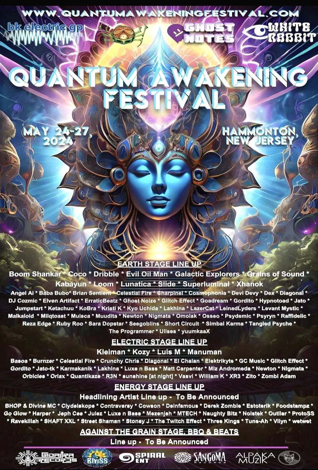 Quantum Awakening Festival flyer