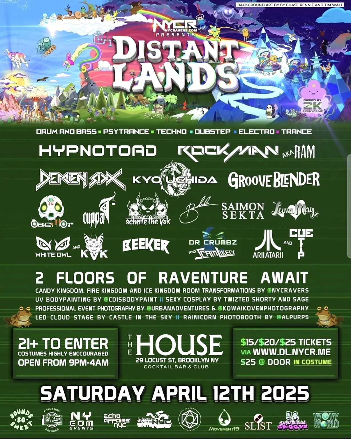 Distant Lands flyer