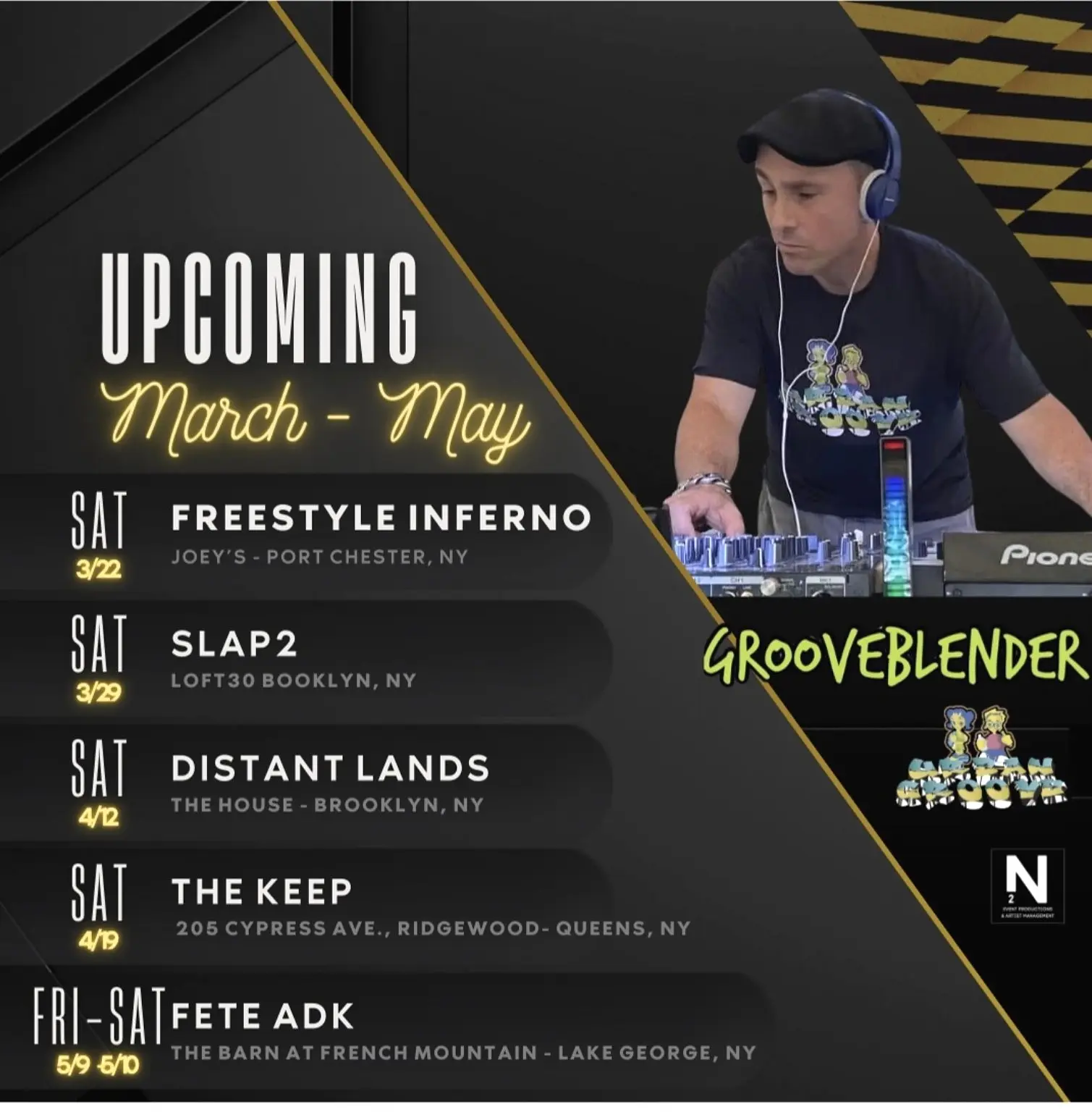 Upcoming Events flyer