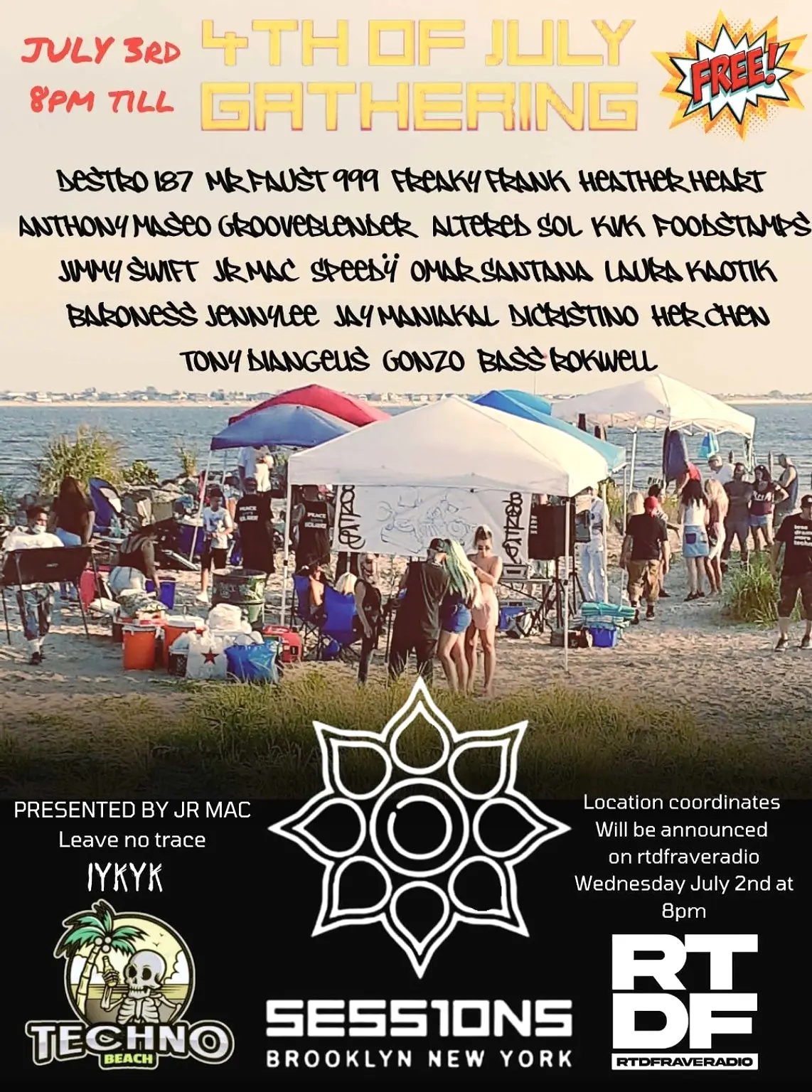 Fourth of July Gathering flyer