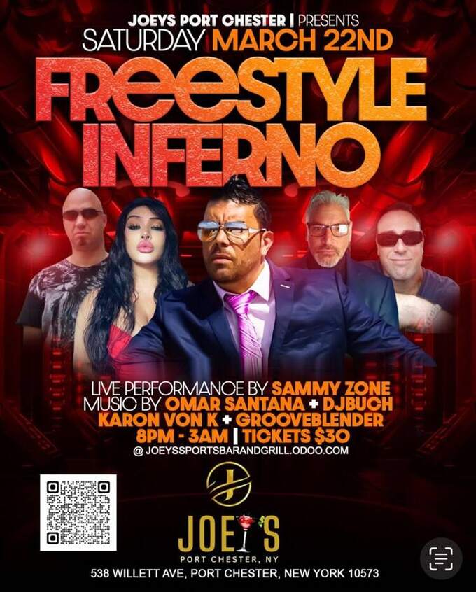 Freestyle Inferno flyer for Inferno