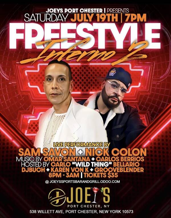 Freestyle Inferno 2 flyer for Inferno 2