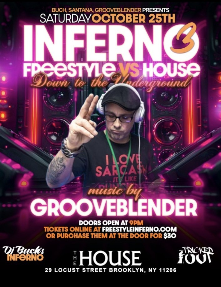Inferno 3 GrooveBlender flyer for the Michael Jackson Mix