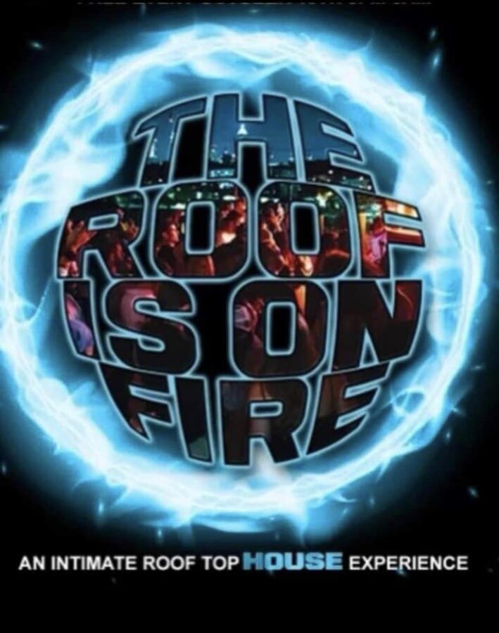 The Roof Is On Fire artwork for GrooveBlender The Roof, January 2023